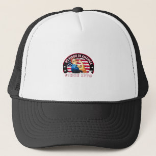 Inga kungar i Amerika sedan 1776 USA Flagga Spara Keps