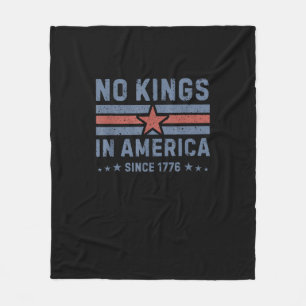 Inga kungar i Amerika sedan 1776 Vintage Fleecefilt