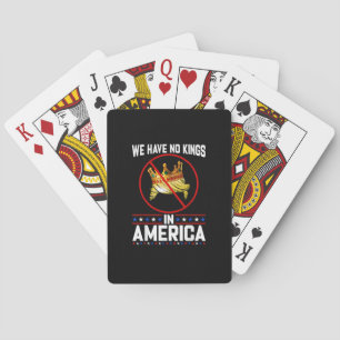 Inga kungar i Amerika Spara jag motsätter mig Mini Casinokort