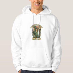 Inga kungar i Amerika Staty av rättvisa för invand Hoodie