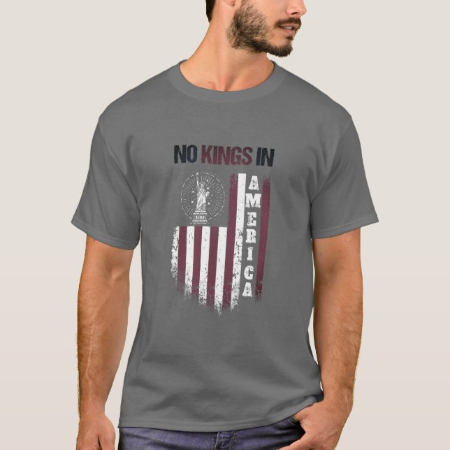 Inga kungar i Amerika T Shirt (Framsida)