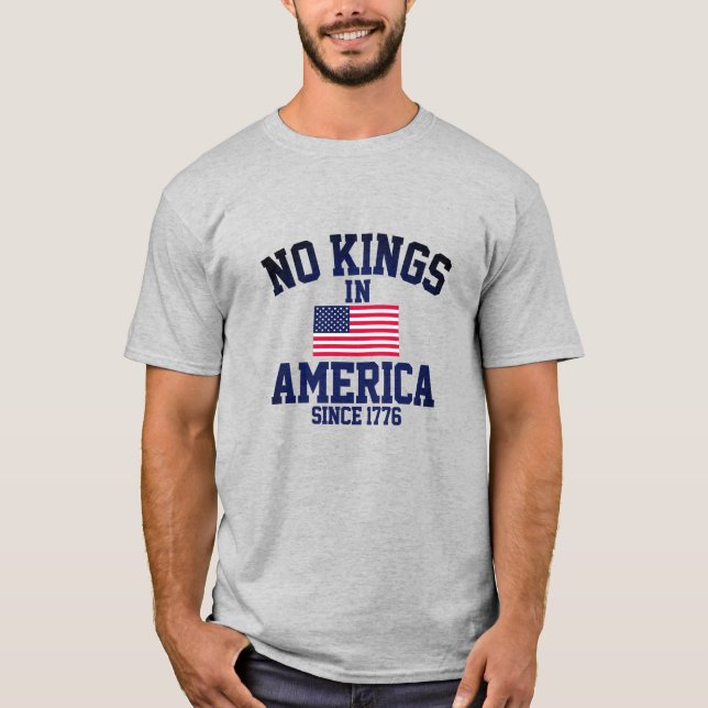 Inga kungar i Amerika T Shirt (Framsida)