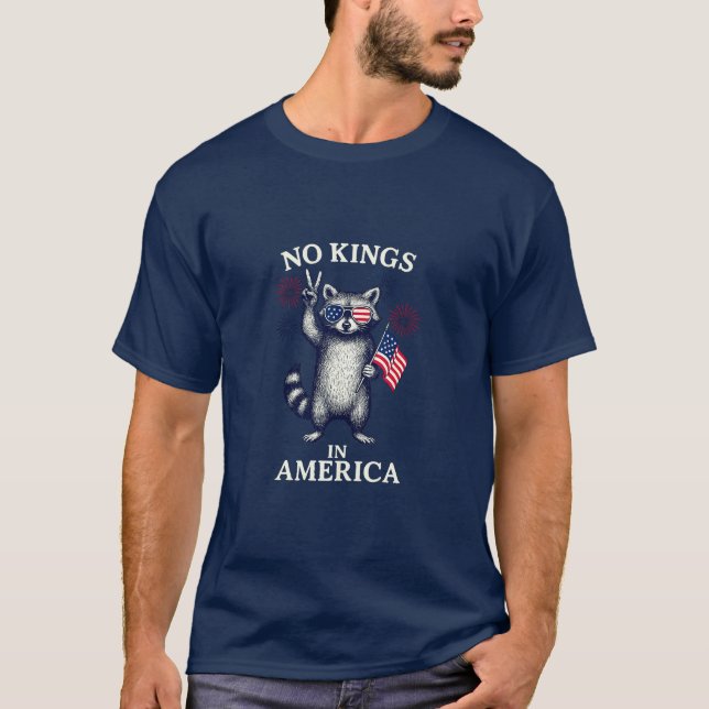 Inga kungar i Amerika T Shirt (Framsida)