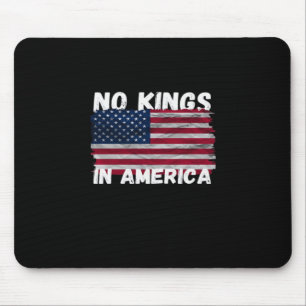 Inga kungar i Amerika USA Flagga Frihet Klassiker Musmatta