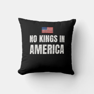 Inga kungar i Amerika USA Oberoende Frihet Kudde