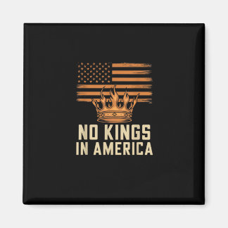 Inga kungar i Amerika USA:s självständighet Magnet