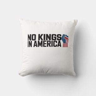 Inga kungar i Amerika USA Vintage-grafik Kudde
