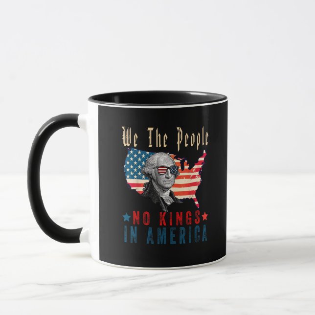Inga kungar i Amerika Vi Folket Mugg (Vänster)