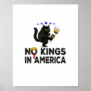 Inga kungar i Amerika Vi Folket Politisk Minimal Poster