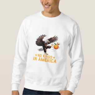 Inga kungar i Amerika Vi folket Politisk Retro Lång Ärmad Tröja
