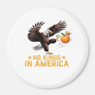 Inga kungar i Amerika Vi folket Politisk Retro Magnet