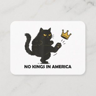 Inga kungar i Amerika Vi Folket Politiska Män Kvin Visitkort