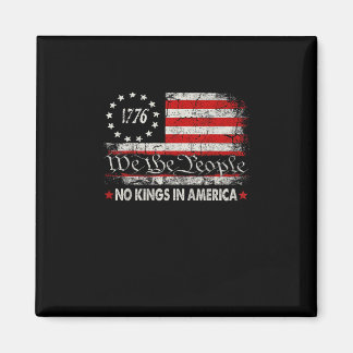 Inga kungar i Amerika Vi folket Retro coolt Magnet
