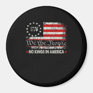 Inga kungar i Amerika Vi folket Retro coolt Magnet