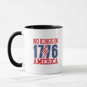 Inga kungar i Amerika Vi folket Vintage Mugg