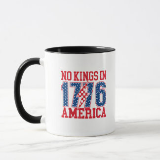 Inga kungar i Amerika Vi folket Vintage Mugg