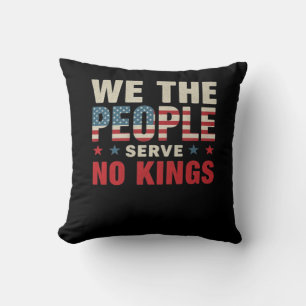 Inga kungar i Amerika We The People Classic Kudde