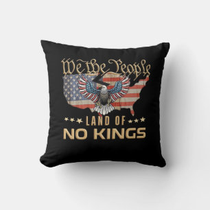 Inga kungar i Amerika We The People Kreativ stil Kudde