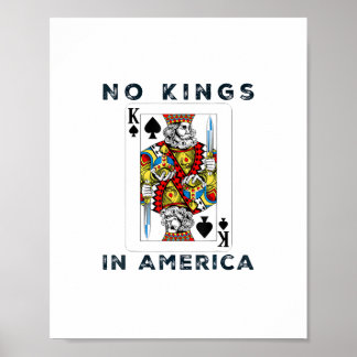 Inga kungar i Amerika We The People Kreativ stil Poster