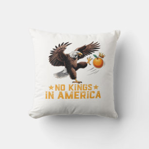 Inga kungar i Amerika We The People Politisk Retro Kudde