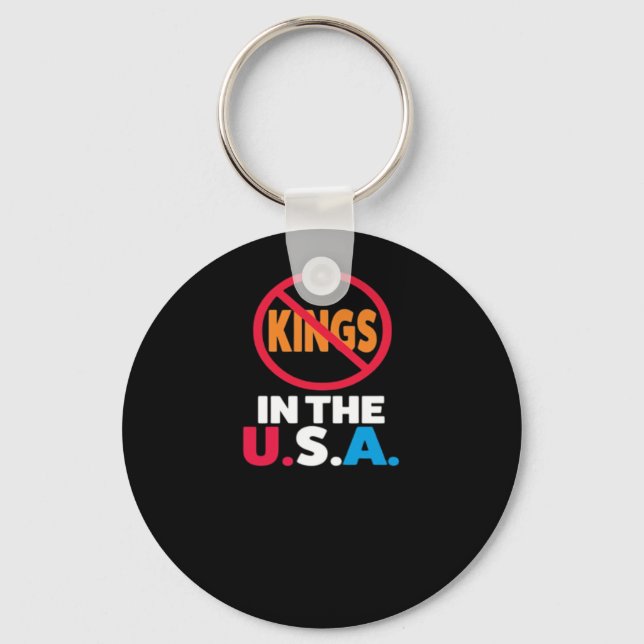 Inga kungar i USA Nyckelring (Framsida)