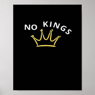 Inga kungar Klassisk Retro Cool Stil Poster