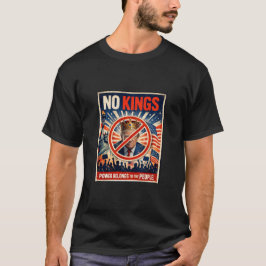 Inga kungar! Makt tillhör folket T-shirt