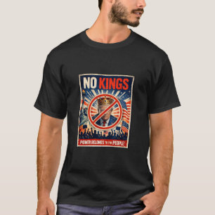 Inga kungar! Makt tillhör folket T-shirt