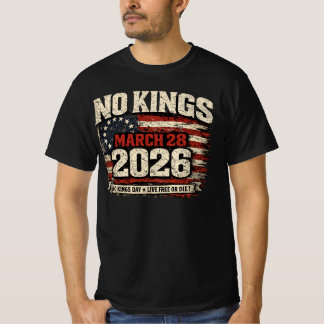 Inga kungar mars 28 2026 protest t shirt