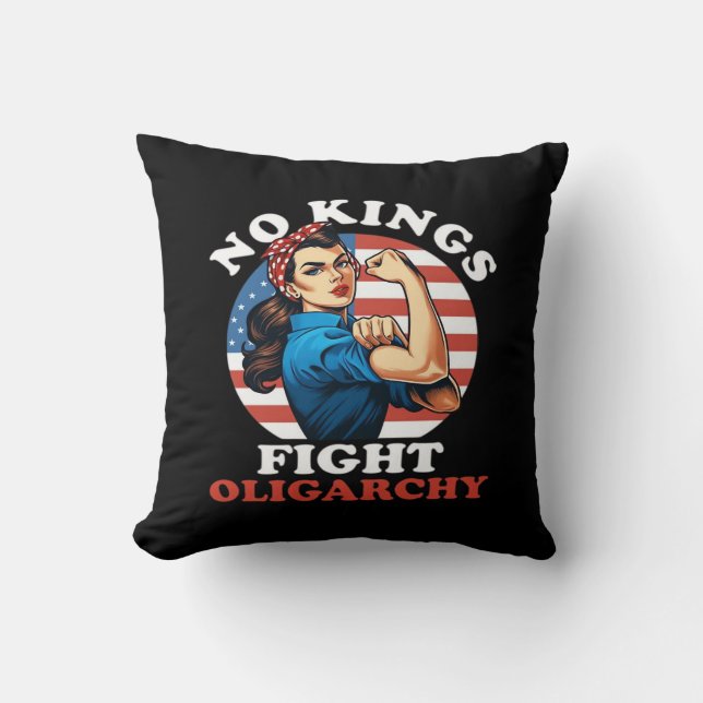 Inga Kungar Oligarki Retro Klassiker Kudde (Framsida)
