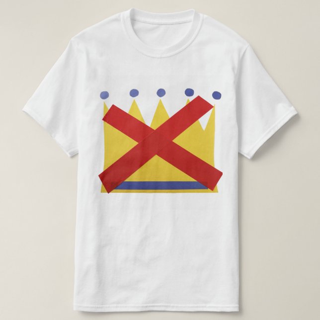 Inga kungar protestera motstå enas t shirt (Design framsida)