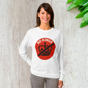 Inga kungar protestsymbol t shirt