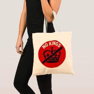 Inga kungar protestsymbol tygkasse