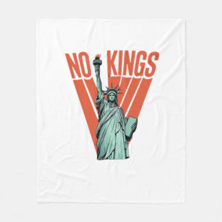 Inga kungar Staty Av Protest Amerikansk Klassike Fleecefilt