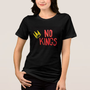 Inga kungar Stolt att vara en amerikansk skylt T Shirt