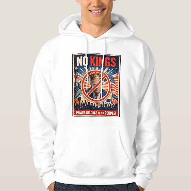 Inga kungar! Tröja Hoodie (Framsida)