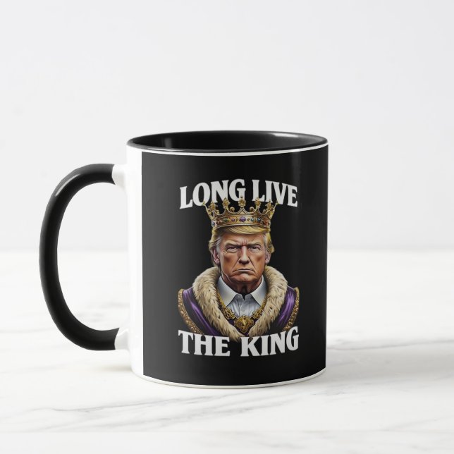 Inga Kungar Vintage Lång Live Königen  Mugg (Vänster)