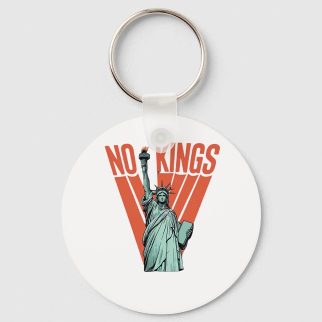 Inga kungars staty av protest amerikansk klassiker nyckelring (Framsida)
