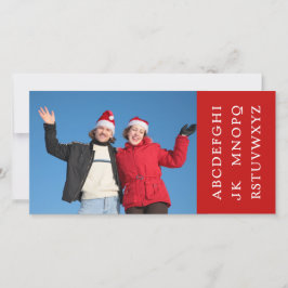 Inga L för jul Julkort