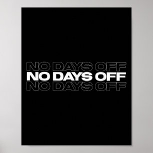 Inga Lediga Dagar Bodybuilding Present Motivations Poster