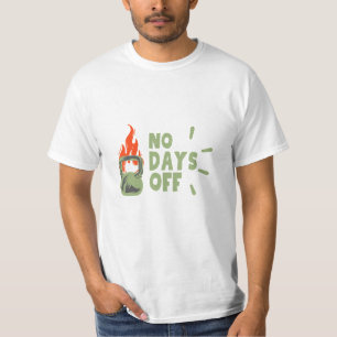 ”Inga Lediga Dagar” Gym Motivation T-Tröja, Kettle T Shirt