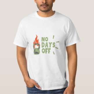 ”Inga Lediga Dagar” Gym Motivation T-Tröja, Kettle T Shirt