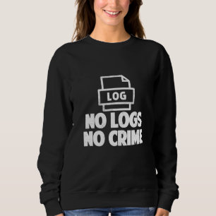 Inga loggar Ingen brottshackarstackning T Shirt