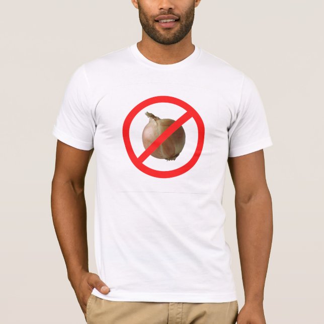 Inga lökar t-shirt (Framsida)