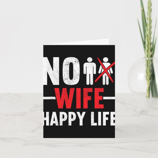 Inga makor Lycklig livets fruar Bride Groom Gifter Kort (Framsida)