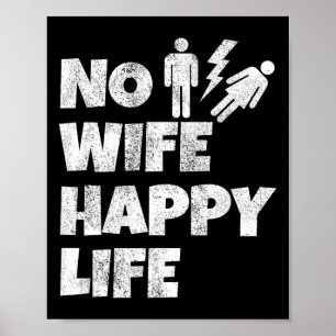 Inga makor Lycklig livets fruar Bride Groom Gifter Poster