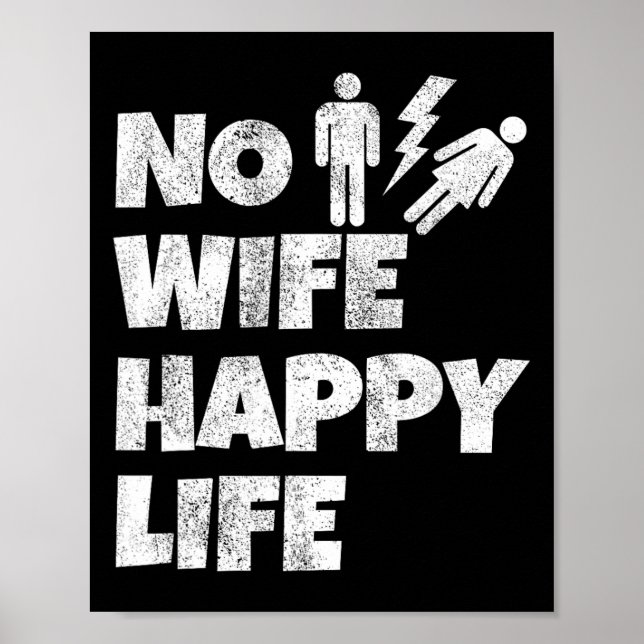 Inga makor Lycklig livets fruar Bride Groom Gifter Poster (Framsidan)