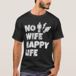 Inga makor Lycklig livets fruar Bride Groom Gifter T Shirt<br><div class="desc">Inga makor i Lycklig livets fruar Bride Groom Giftermål ensamliv</div>