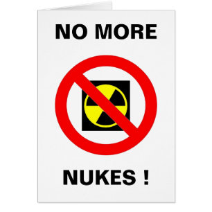 INGA MER NUKES HÄLSNINGSKORT