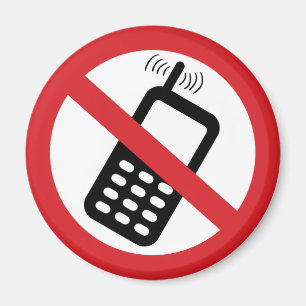 Inga Mobiltelefoner Magnet